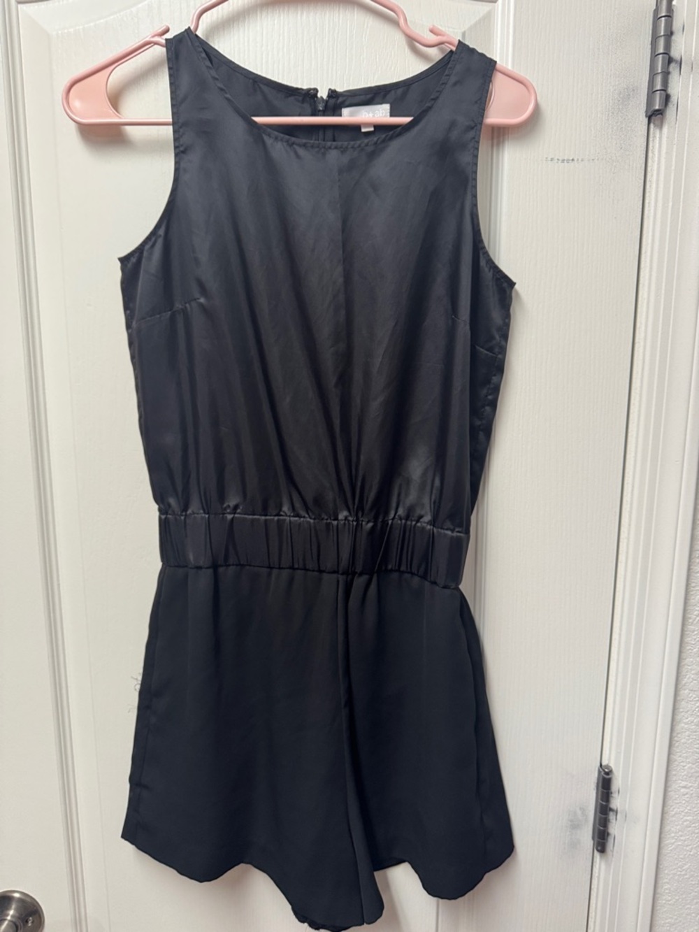 Sleeveless Black Mini Dress Romper
